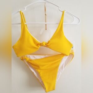 Shein Yellow 2pc Swimsuit. Size XS bikini